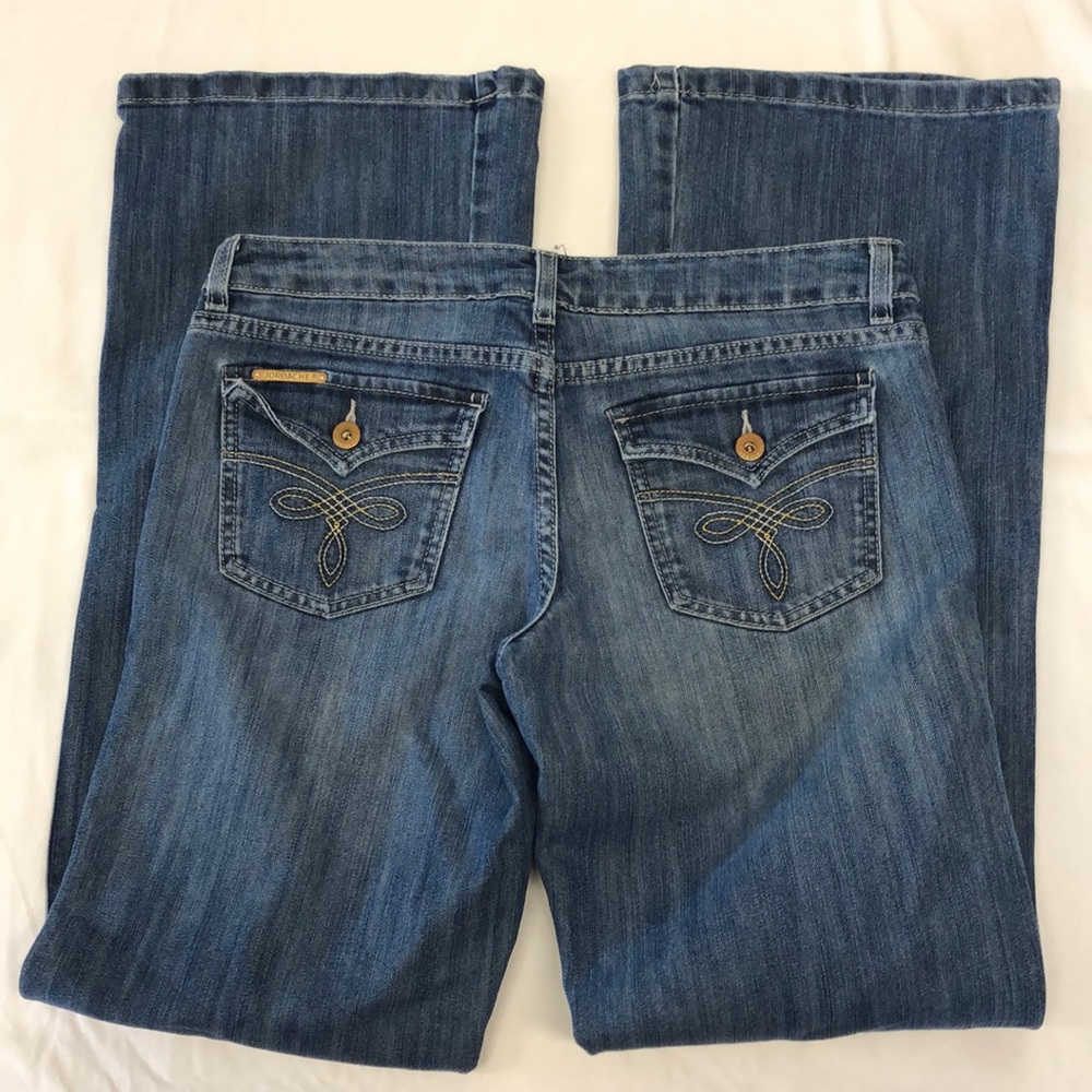 Jordache Blue Jeans Farah Full Leg Size 10